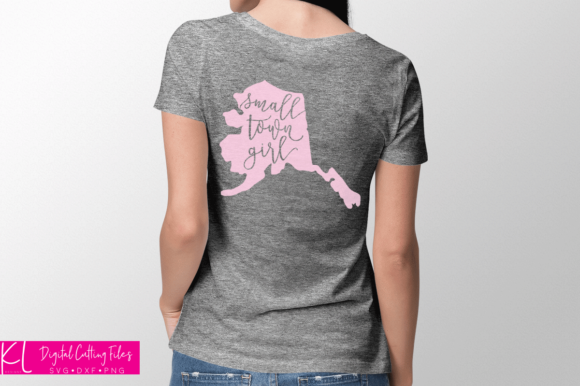Alaska Small Town Girl Graphics for Crafts