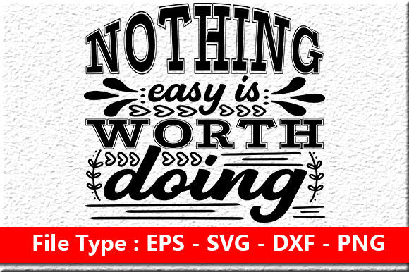 Motivational Quote Design for Embroidery Projects