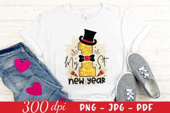 My 1st New Year PNG - Happy New Year Graphics for Crafts