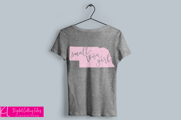 Nebraska Small Town Girl Graphics for Crafts