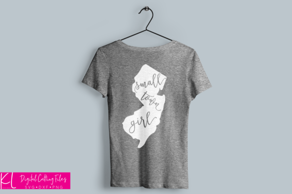 New Jersey Small Town Girl Graphics for Crafts and Branding