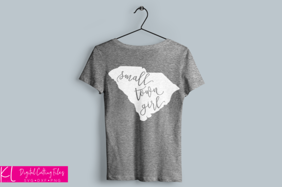 South Carolina Small Town Girl Graphic for Local Branding