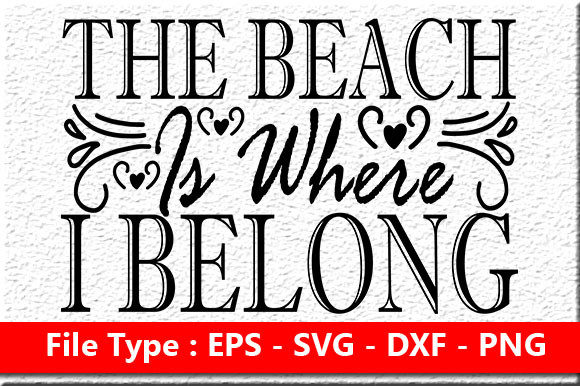 Summer Quote Design for Crafts and Graphics