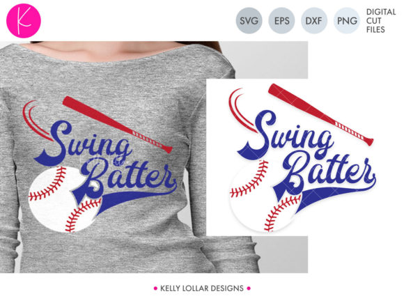 Swing Batter Graphic Design Asset for Local Business Branding
