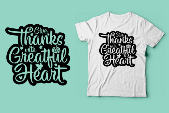 Thanks Giving T-shirt Svg Design for Crafts and Graphics