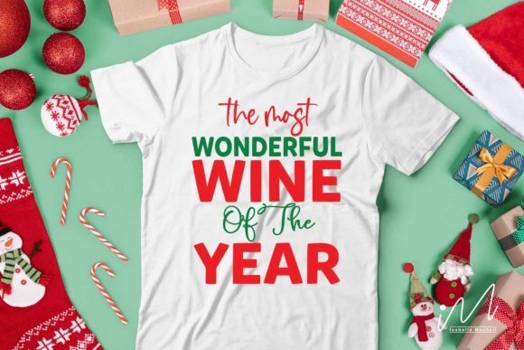 The Most Wonderful Wine of the Year SVG for Crafts and Graphics